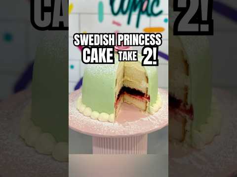 TAKE 2! SWEDISH PRINCESS CAKE! 💚🩷