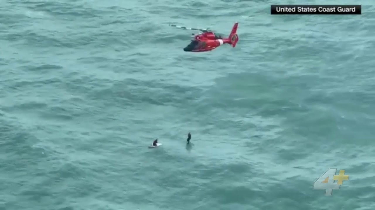 RESCUE VIDEO: Coast Guard saves man clinging to cooler 30 miles off Florida coast as Milton neared