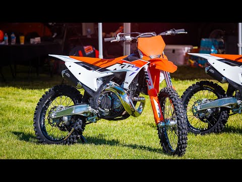 First Ride 2023 KTM 300SX Two Stroke + 250/125 - Motocross Action Magazine
