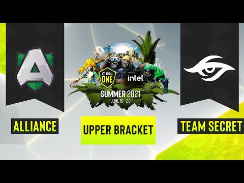 Dota2 - Team Secret vs. Alliance - Game 2 - ESL One Summer 2021 - Upper Bracket