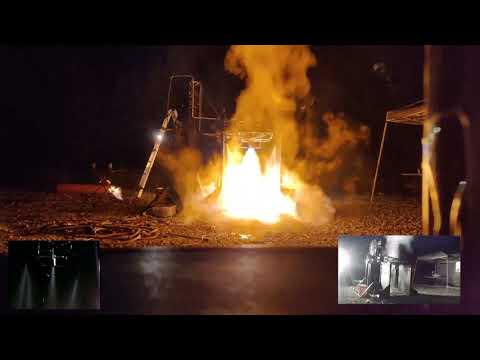 POC-1 Static Fire - 250 lbf GOx/Kerosene Rocket Engine