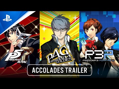 Persona 5 Royal, Persona 4 Golden, & Persona 3 Portable — Accolades Trailer | PS5 & PS4 Games