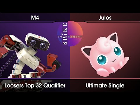 Spike Avril Loosers Top 32 Qualifier - M4 (R.O.B.) Vs. Julos (Jigglypuff) SSBU Ultimate Tournament