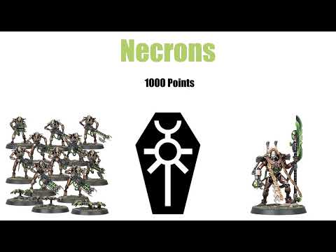 40k 1000 Points: Necrons