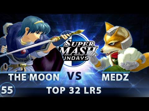 SSS 55 - The Moon (Marth) vs. Medz (Fox) - SSBM Top 32 LR5 - Smash Melee
