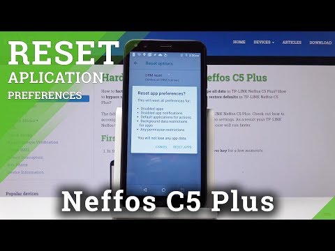 How to Restore Default App Preferences on TP-Link Neffos C5 Plus - Reset App Settings