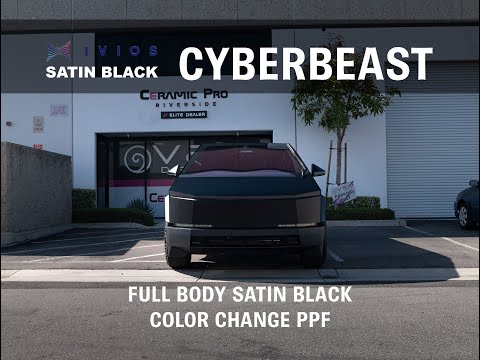Tesla CyberBEAST | IVIOS Satin Black PPF