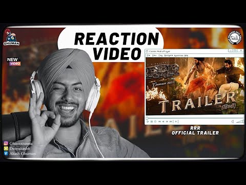 Reaction on RRR Official Trailer (India’s Biggest Action) | NTR,RamCharan,AjayD,AliaB | SS Rajamouli
