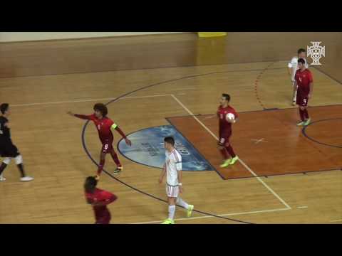 SN Futsal Sub-18: Portugal 8-3 Hungria
