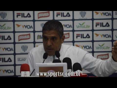 Coletiva com o técnico Silas - Avaí 2 x 1 Vasco - 02/07/2016