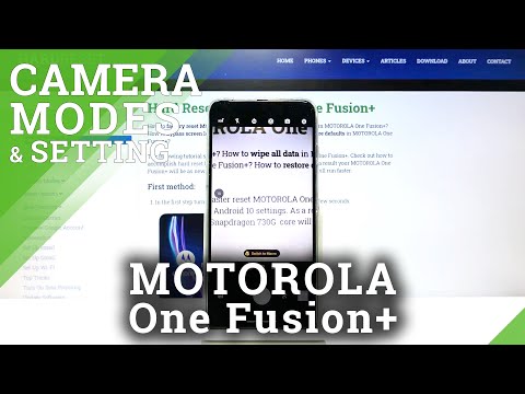 How to Set Up Camera Timer in MOTOROLA One Fusion+ - Camera Countdown