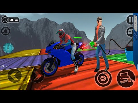 Motorcycle Driving in Impossible Moto Bike Tracks 3D - Gameplay (Android,iOS)