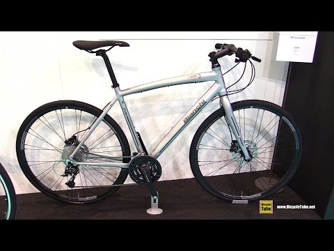 2016 Bianchi C Sport 3 27sp Disk Brake Cyclo Cross Bike - Walkaround - 2015 Eurobike