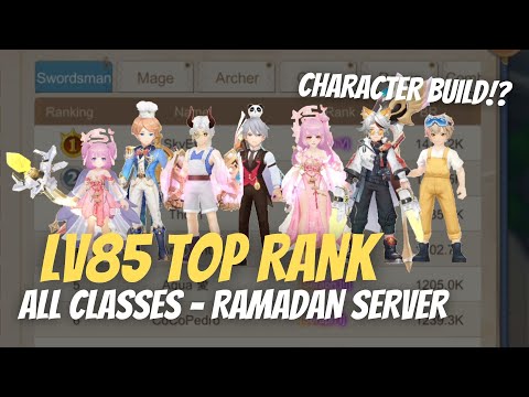 Lv85 Character Build All Classes from Top Rank at Ramadan Server - Cloud Song