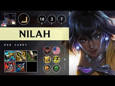 Nilah ADC vs Caitlyn - NA Grandmaster Patch 25.20