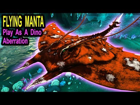 FLYING MANTA + ROLL RAT, PLAY AS A DINO!! Ark Survival Evolved Primal Survival mod