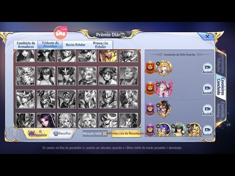 JOGANDO PRÊMIO DIÁRIO - TRIDENTE DE POSEIDON MODO PESADELO