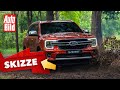 Ford Everest 2022 Dieses Ranger SUV Hätten Wir Auch Gerne Kommt Es Von VW Skizze