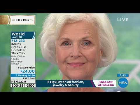 Korres Greek Kiss Lip Butter Stick Trio