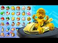 Mario Kart 8 Deluxe Gold Mario Vs Donkey Kong Bowser Yoshi In Flower Cup Acorn Cup