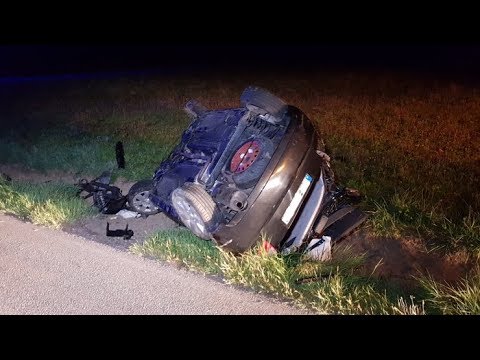 Auto überschlägt sich zweimal und macht Abflug in den Graben [10.09.2019]