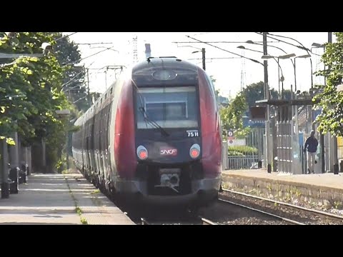Z50000 NAT : A la gare de Pierrelaye sur la ligne H du Transilien