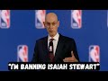 Adam Silver BANS Isaiah Stewart From The NBA After Pistons Hornets BRAWL