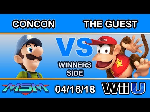 MSM 142 - SS | ConCon (Luigi) Vs. The Guest (Diddy Kong) Winners Side - Smash 4