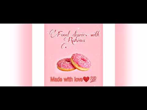 Food diaries with rahima