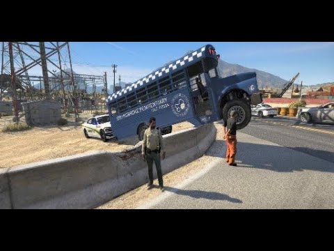 Hijacked Prison Bus!!! LSPDFR Police Mod