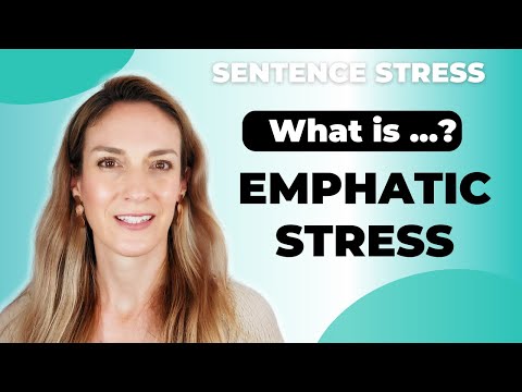 Emphatic Stress | Sentence Stress | English Pronunciation