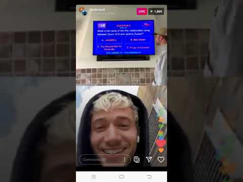 jeremy zucker ig live with quinn xcii