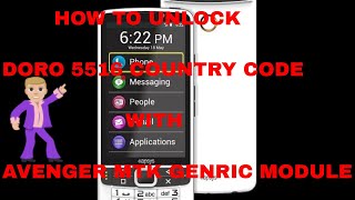 HOW TO UNLOCK DORO 5516 COUNTRY CODE WITH AVENGER MTK GENRIC MODULE