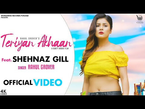 Poster teriyan akhaan lyrics – rahul grover | shehnaz gill
