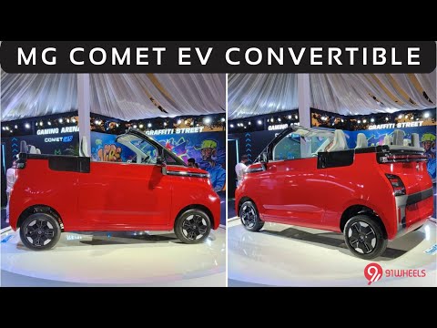 Modified MG Comet EV Convertible || Will You Buy This 2-Door 4-Seater Convertible? Walkaround Look