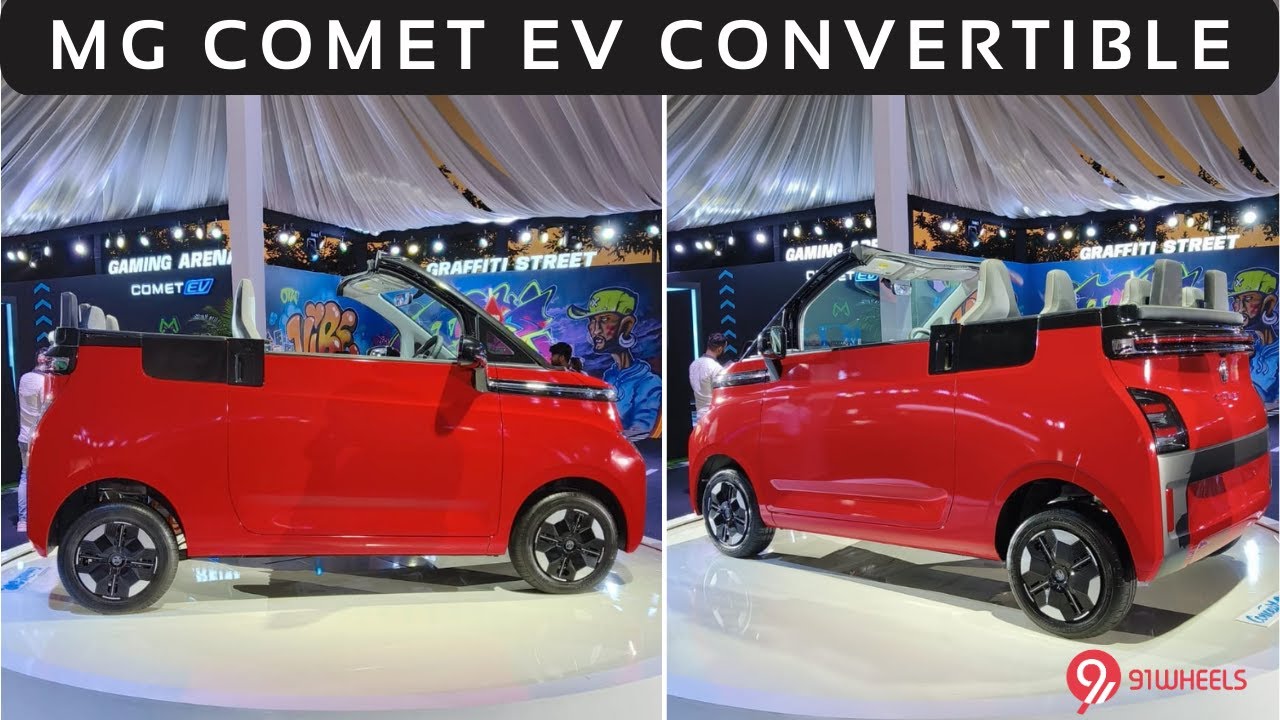Modified MG Comet EV Convertible || Will You Buy This 2-Door 4-Seater Convertible? Walkaround Look Modified MG Comet EV Convertible || Will You Buy This 2-Door 4-Seater Convertible? Walkaround Look