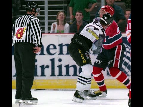 Manchester Storm vs HIFK Helsinki Fights/Roughings 28-9-99