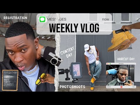 weekly dose: CONTENT DAY + PHOTOSHOOT + HAIRCUT & more