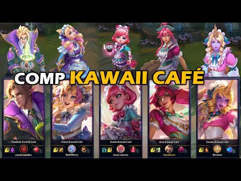 O PODER DA COMP KAWAII CAFÉ – SORAKA, SIVIR, GWEN, ANNIE E VLADIMIR