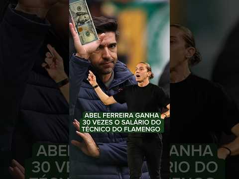 Abel Ferreira recebe 30 vezes, o salário de Felipe Luiz.