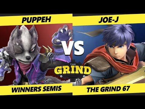 Smash Ultimate Tournament - Puppeh (Wolf)  Vs. Joe-J (Ike) The Grind 67 SSBU Winners Semis