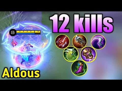 ALDOUS NEW BUILD/ညာသန်ကြီး pro ညီကိုတို့ ဒီ item နဲ့လိုက်ဆော့ကြည့်နော် ရှယ်ကြမ်းတယ်