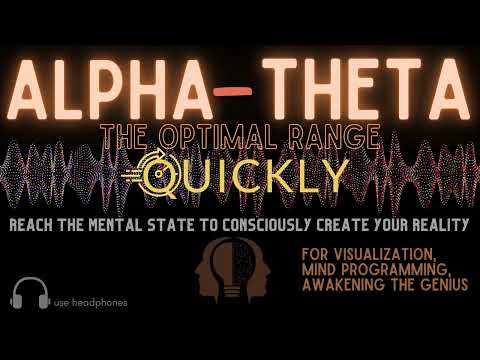 ᴴᴰ ALPHA THETA wave border BINAURAL - RELAX in minutes and ENCODE NEW MEMORIES in your thoughts