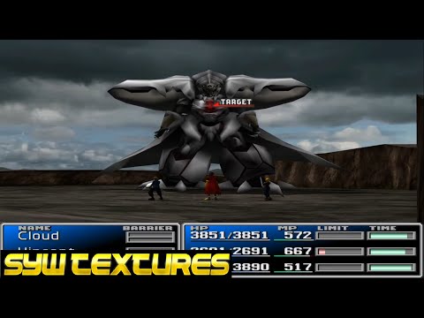 FINAL FANTASY VII HD DIAMOND WEAPON BOSS BATTLE 1080p