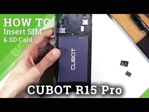 How to Insert NANO SIM & Micro SD in CUBOT R15 Pro – Cards Installation