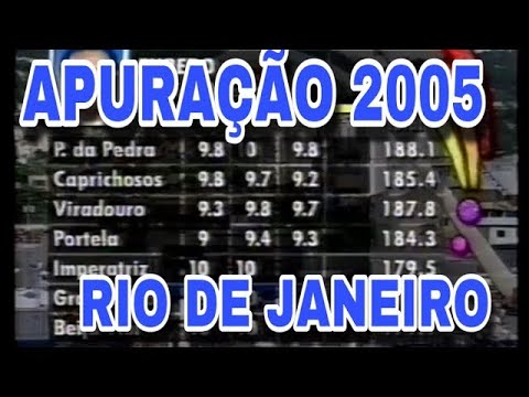 Apuração Carnaval Rio de Janeiro - 2005 (COMPLETA)