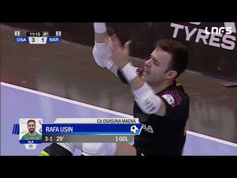 Gol Rafa Usín (3-1) Osasuna Magna - Barça Lassa. J28, 1Div. LNFS