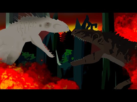 Indominus Rex vs Giganotosaurus Animation