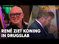 René ziet Willem-Alexander in drugslab: 'Die man wordt ook maar overal op afgestuurd!'