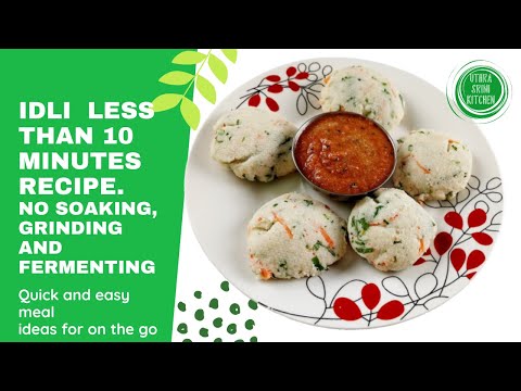 Do you want to make idli in less than 10 minutes watch this video| No Cooking idli recipe